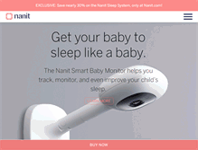 Tablet Screenshot of nanit.com